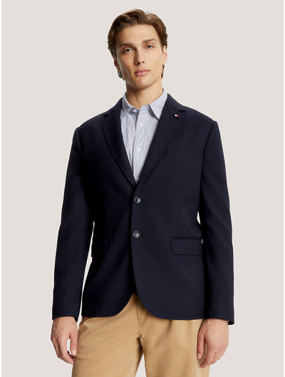 Tommy Hilfiger Regular Fit Thflex Blazer In Ebony Blue