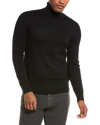 Theory Vilass Wool-blend Turtleneck Sweater In Black