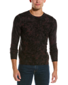 AUTUMN CASHMERE AUTUMN CASHMERE SPLATTER PAINT PRINT WOOL & CASHMERE-BLEND CREWNECK SWEATER