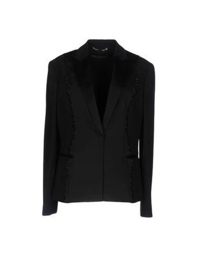 Versace Suit Jackets In Black