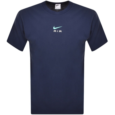 Nike Sportswear Air Fit T Shirt Navy In Blue