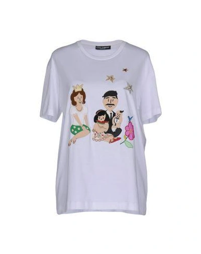 Dolce & Gabbana T-shirts In White