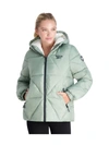 REEBOK WOMENS QUILTED INSULATED PUFFER JACKET