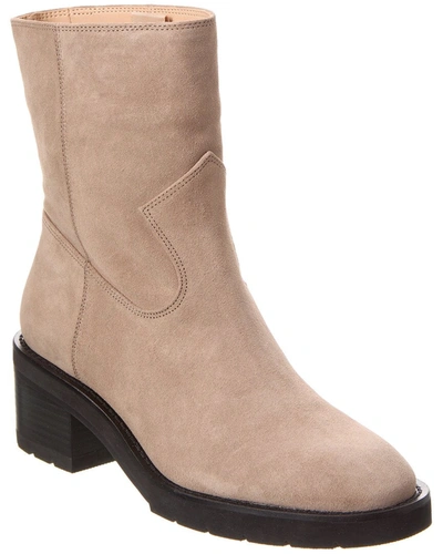 STUART WEITZMAN BOULEVARD SUEDE BOOTIE