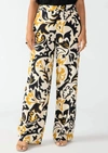 Sanctuary Print Wide Leg Pants In Multi