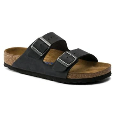Birkenstock Arizona Soft Footbed Sandals In Black