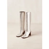 ALOHAS EAST SHIMMER SILVER BOOTS