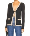 Nili Lotan Kirsten Cable Cardigan In Multi