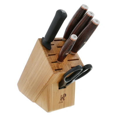 Miyabi Artisan 7-piece Knife Block Set In Stainless Steel