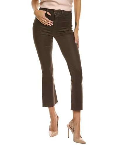 Dl1961 Bridget High-rise Instasculpt Crop Chestnut Bootcut Jean In Brown