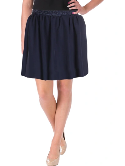 Speechless Juniors Womens Special Occasion Short Mini Skirt In Blue