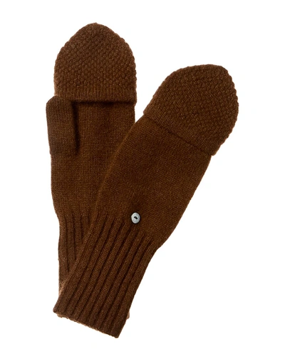 Amicale Cashmere Gloves In Brown