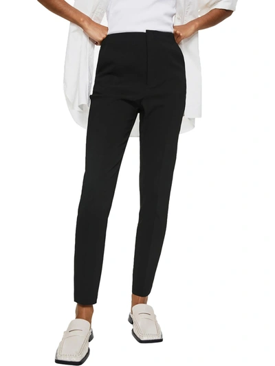 Mng Womens High Rise Business Skinny Pants In Black