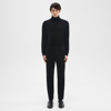 Theory Zaine Pant In Cotton Moleskin In Black
