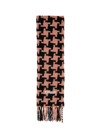 ACNE STUDIOS ACNE STUDIOS HOUNDSTOOTH-PATTERN KNITTED SCARF