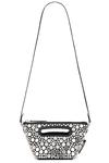 Attico Tote Bag ''via Dei Giardini 15'' Black In Black