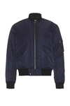 Theory Flight Bomber Jacket In Baltic