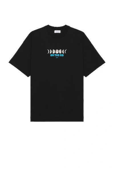 Off-white Moon Phase Over Tee In Black