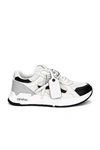 Off-white Kick Off Zip-tie-tag Sneakers In White & Black