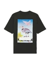 Heron Preston Censored Heron Cotton Jersey T-shirt In Black