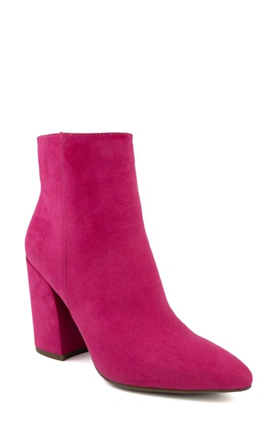Sugar Women's Evvie Ankle Booties Women's Shoes In Fuchsia Micro-p