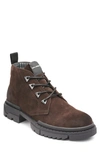 Karl Lagerfeld Suede Lug Chukka Boot In Brown