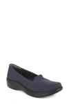 Bzees Poppy Seed 3 Womens Rhinestone Slip On Slip-on Sneakers In Navy
