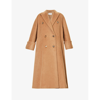 Max Mara Caronte Long Camel Coat In Camel