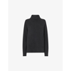 Whistles Cashmere Turtleneck Sweater In Grey