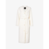 THEORY THEORY WOMEN'S SINGLE-BREASTED TIE-BELT CASHMERE COAT
