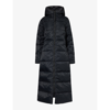 Canada Goose Womens Black Mystique Quilted-shell Parka