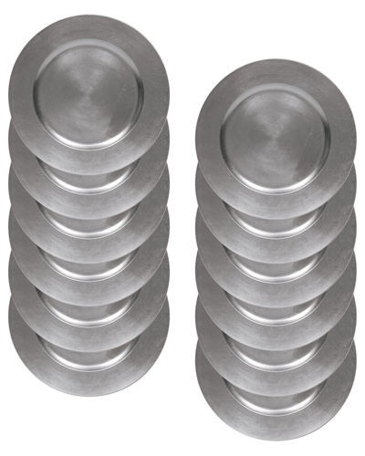 AMERICAN ATELIER AMERICAN ATELIER SET OF 12 ROUND CHARGER PLATES