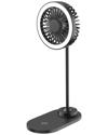 ZTECH ZTECH ILLUMIBREEZE LED DESK FAN WITH CHARGING BASE