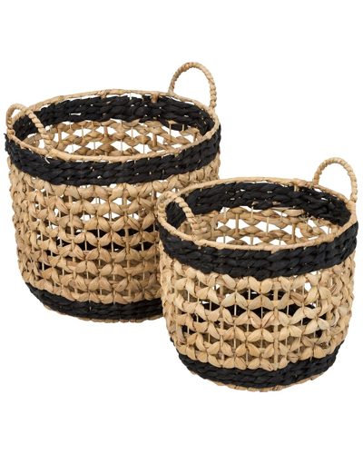 Honey-can-do Set Of 2 Round Nesting Baskets