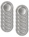 American Atelier Set Of 12 Burst Charger Plates