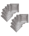 American Atelier Set Of 12 Square Charger Plates