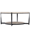 Bernhardt Interiors Berkshire Cocktail Table In Stone