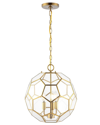 JONATHAN Y JONATHAN Y BEE 3-LIGHT MODERN BOHEMIAN 13IN IRON/GLASS LED PENDANT