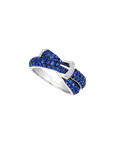 Le Vian 14k 1.64 Ct. Tw. Diamond & Cornflower Ceylon Sapphire Ring
