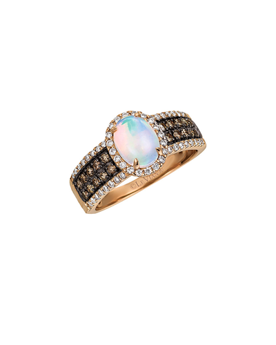 Le Vian 14k Rose Gold 1.14 Ct. Tw. Diamond & Opal Ring