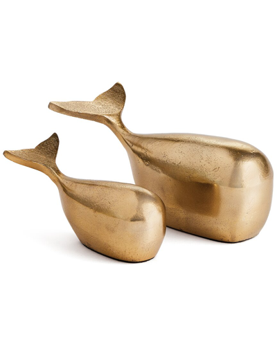 Napa Home & Garden Moby Sculptures, Set Of 2 In Gold