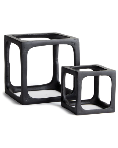 Napa Home & Garden Cubist Sculptures, Set Of 2 In Black