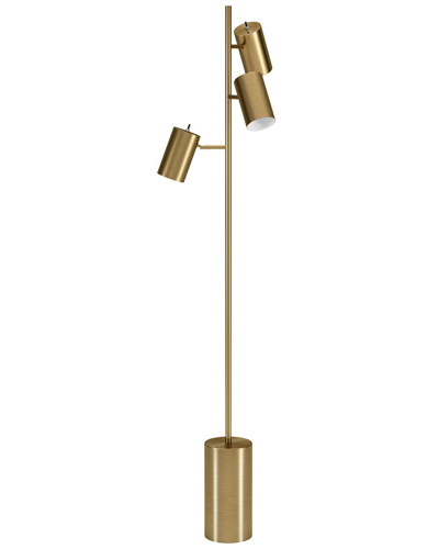 Abraham + Ivy Dorset 3-light Floor Lamp In Gold