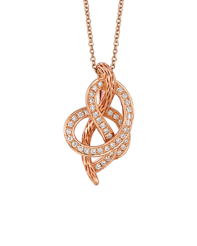 Le Vian 14k Rose Gold 0.28 Ct. Tw. Diamond Necklace
