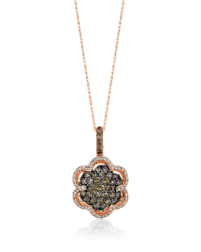 Le Vian 14k Strawberry Gold 1.02 Ct. Tw. Diamond Pendant Necklace