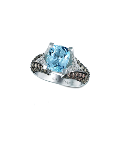 Le Vian 14k 3.54 Ct. Tw. Diamond & Aquamarine Ring