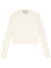 Gucci Ultra-fine Wool Jumper In Beige