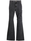 ANDERSSON BELL `GHENTEL` RAW-CUT FLARE JEANS