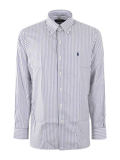 Polo Ralph Lauren Shirt In Bianco/blu