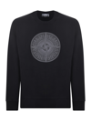 Stone Island Sweatshirt In Nero